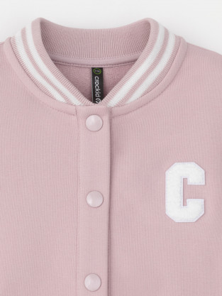 Жакет для девочки, артикул: КР 302675, цвет: розовый - 2 фото