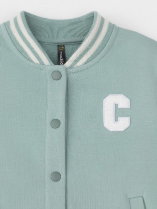 Жакет для девочки, артикул: КР 302675, цвет: голубой - 2 фото